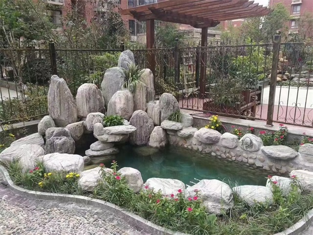 天津家庭庭院水景设计