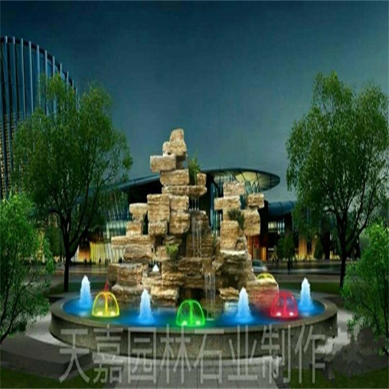 天津水幕墙喷泉设计